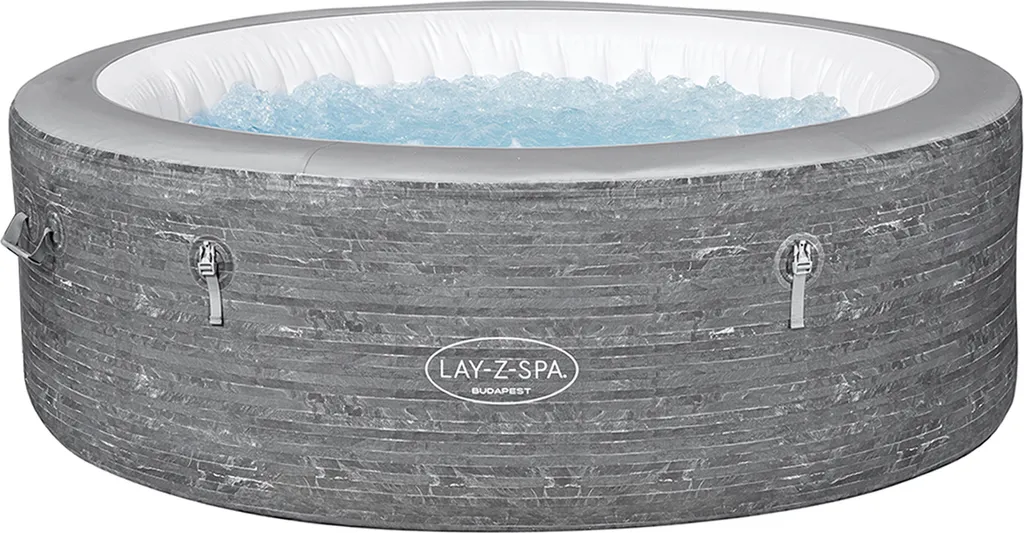 Bestway® Ersatzteil Kunstleder-Ummantelung Naturstein-Optik für LAY-Z-SPA® Budapest AirJet™ Ø 196x66cm (2023)