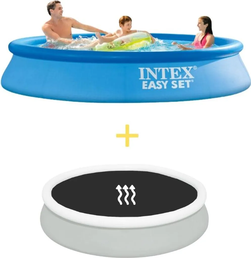 Intex Easy Set Pool - 305 x 61 cm - Inklusive Solarsegel