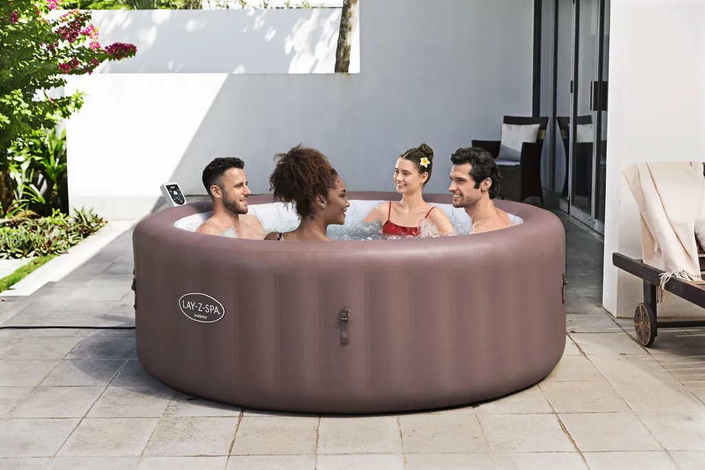 Bestway® LAY-Z-SPA® Energiespar-Whirlpool Hawaii AirJet™ mit App-Steuerung + integrierter UltraFit™ -Pumpeneinheit