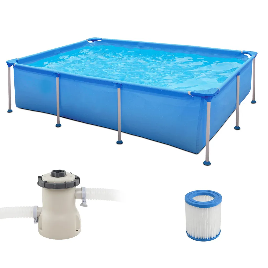 COSTWAY Pool-Set mit Filterpumpe