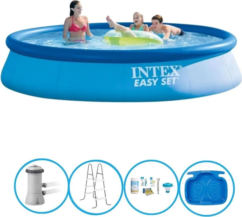 Intex Pool Easy Set - mit Zubehör - 396x84 cm