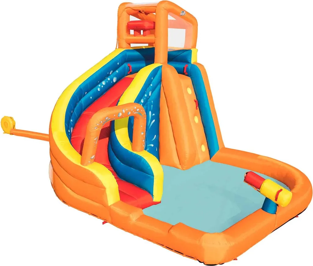 H2OGO!™ Wasserpark mit Dauergebläse „Turbo Splash“ 5-10 Jahre 365 x 320 x 270 cm