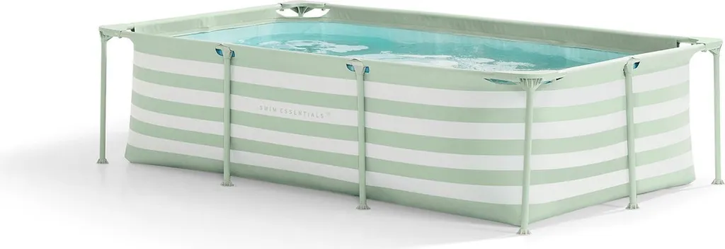 Swim Essentials Rahmenpool grün/weiß