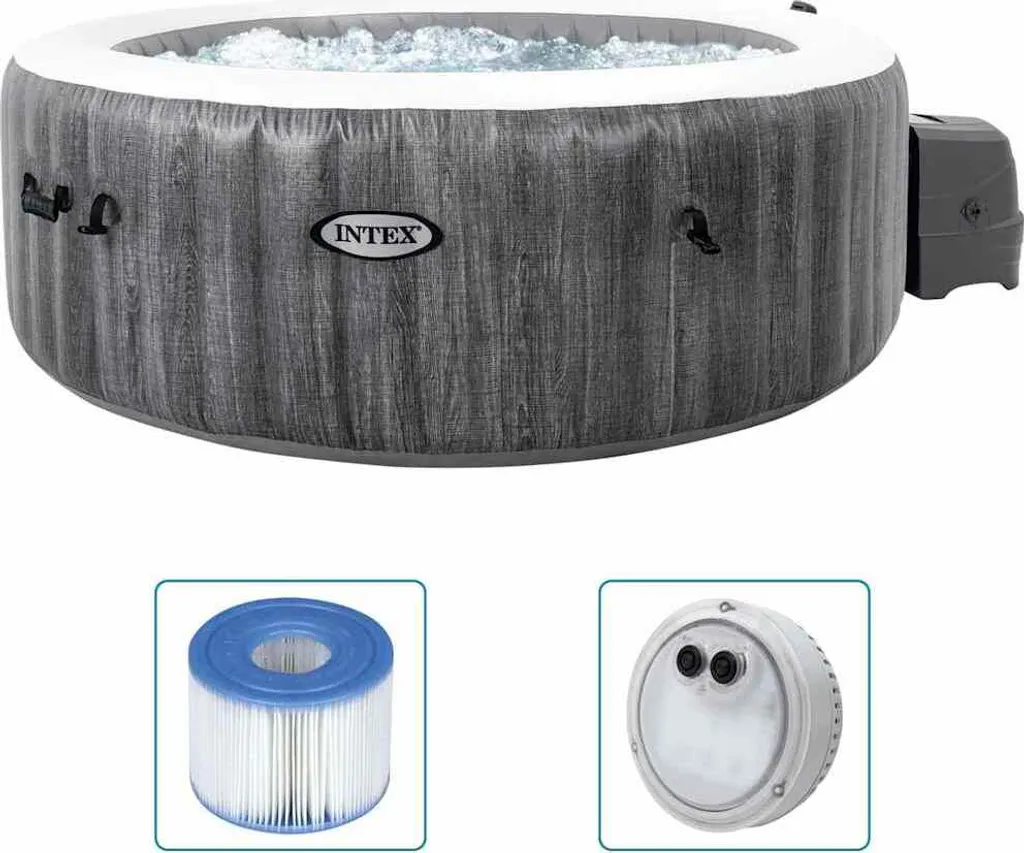 INTEX PureSpa Greywood DELUXE 196 cm